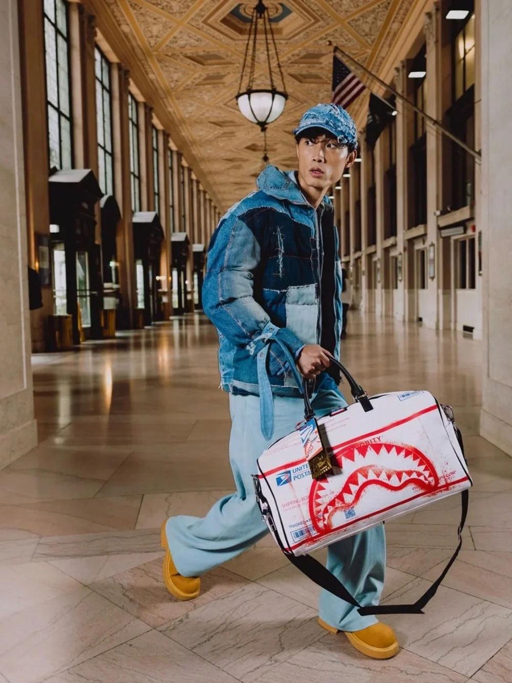 SPRAYGROUND USPS 250 YEARS ANNIVERSARY TRAVEL DUFFLE BAG LIMITED EDITION 🔥🔥🔥